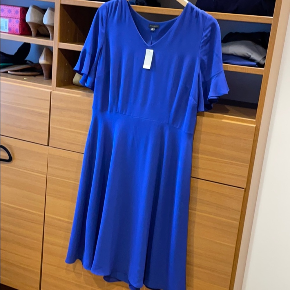 Royal blue Talbots dress
